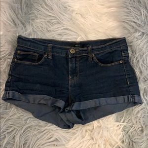 Forever 21 dark-wash denim shorts